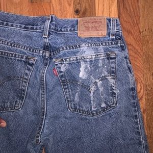 Vintage Levi Jeans with cute designs!